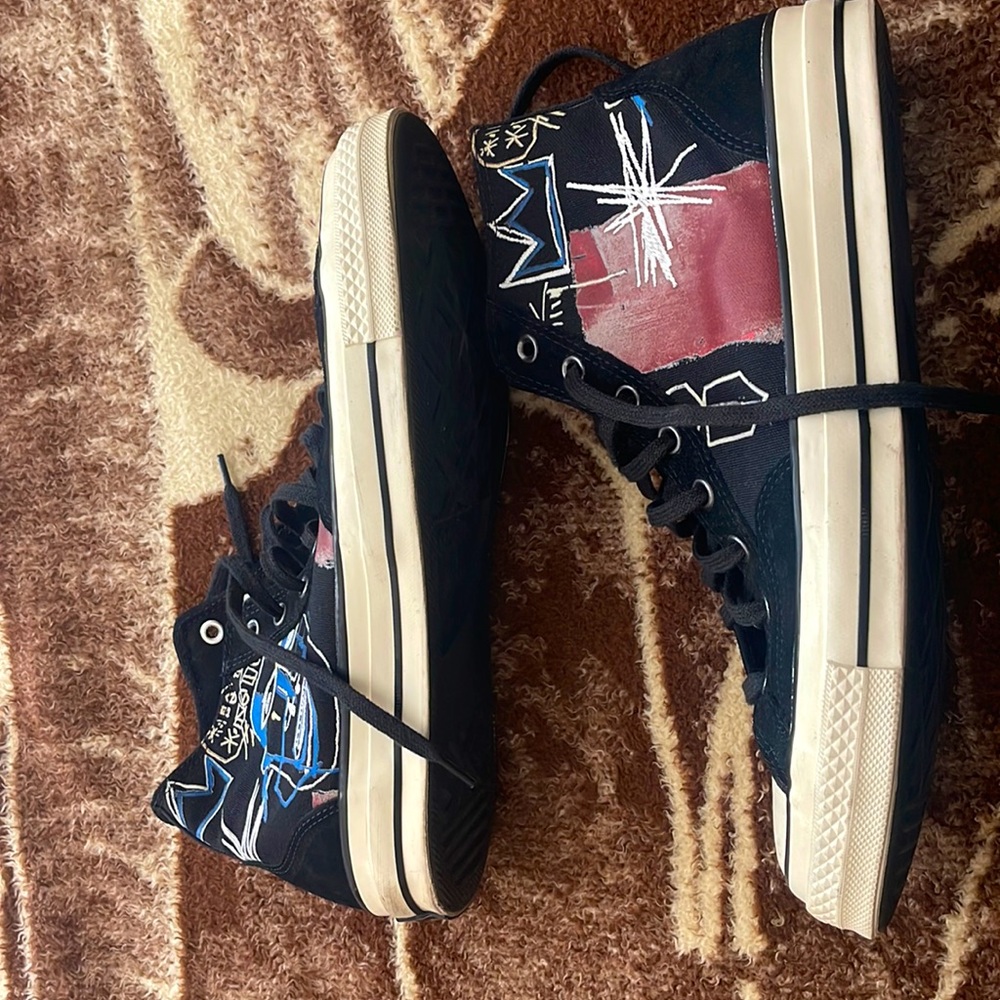 Converse x Jean Michel Basquiat Sz 12